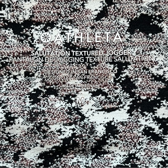 Athleta Salutation Textured Jogger Pants Women's Size Medium - Picture 11 of 14